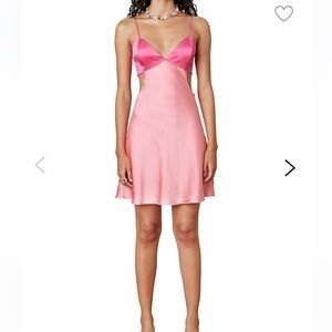 NIA Cutout Fit-&-Flare Mini Dress size medium